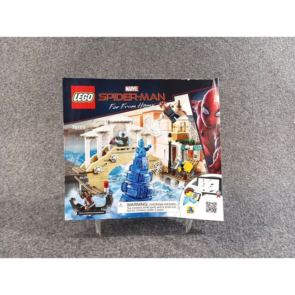 LEGO 76129 Spiderman Far Home Marvel Instruction Manual Only No Blocks Included